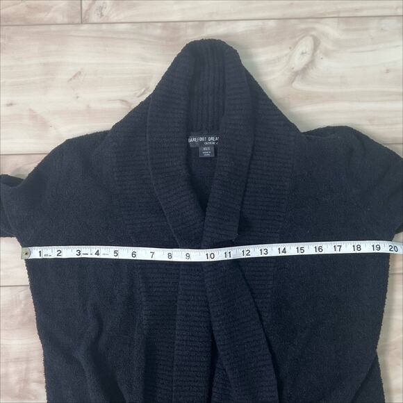 Barefoot Dreams Black CozyChic Lite Circle Cardi Cardigan XS Small - Picture 5 of 8